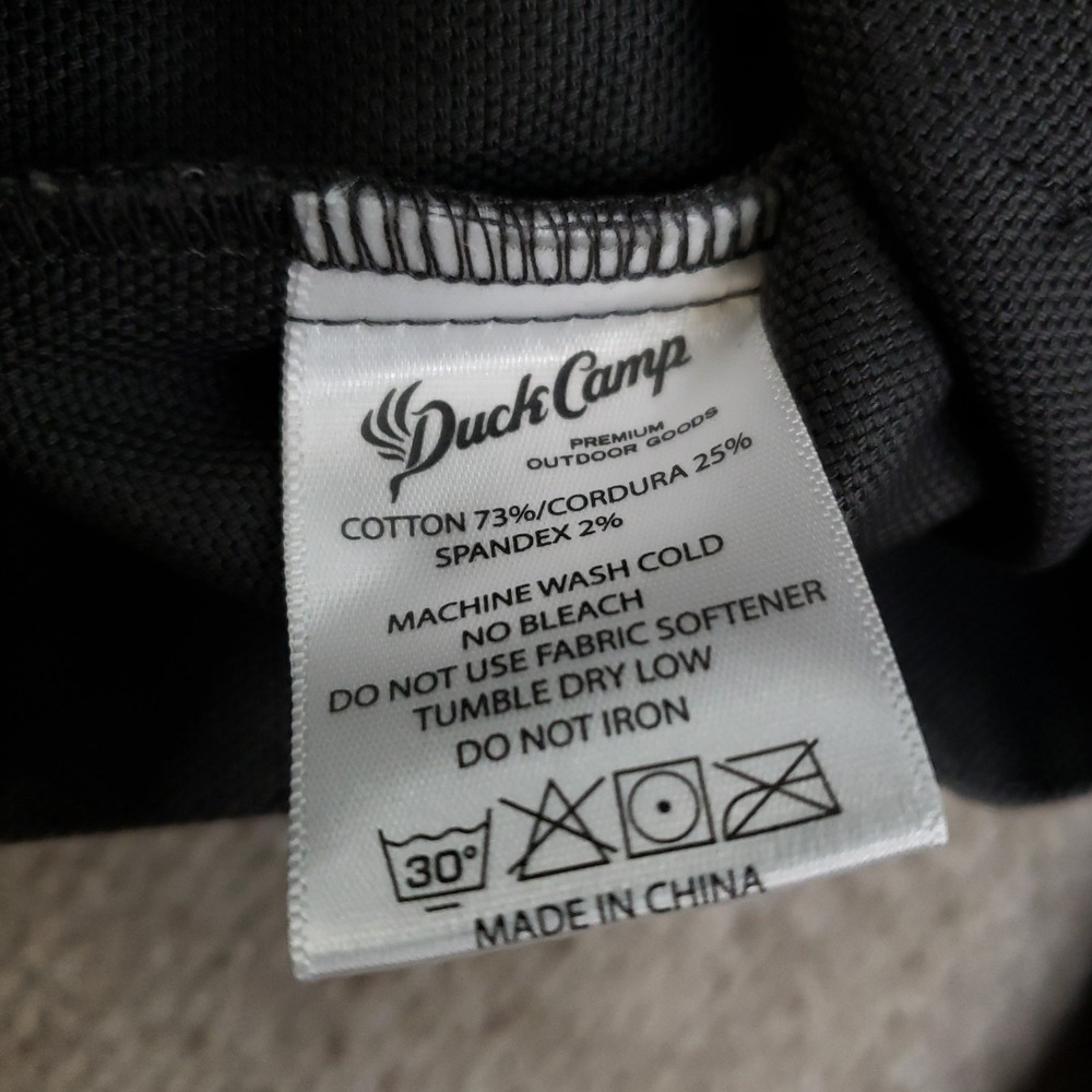Duck Camp Brush Jacket Mens 2XL XXL Gray Relaxed Fit Outdoor Hunting Pockets BS2 - Picture 8 of 11